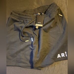 Arima Men's Black Shorts size medium, 100% cotton dry clean only